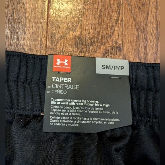 Under Armour ColdGear Tapered Athletic Pants, Black Mens Size Small New! - Picture 6 of 14